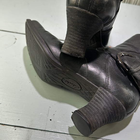 Clark mid calf heeled boots - Picture 5 of 12